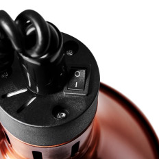 Oppvarmingslampe for infrarøde retter. Mobil kobber onsdag 27 cm 250 w