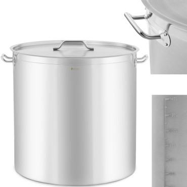 Steel pot with a lid...