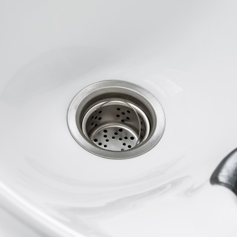Kadernícka umývacia zostava Gabbiano Florencja biela — detail povrchu