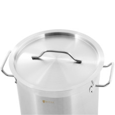 Olla de acero con una tapa que mide el horno de inducción de gas eléctrico 12 l