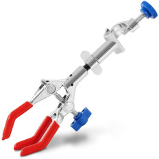Pince de laboratoire pour ballons réfrigérants à 3 doigts avec un serre-joint de 200 mm.
