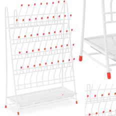 Tørketrommel Laboratory Stand for Test Tubes med Drypp Skuff for 48 Test Tubes