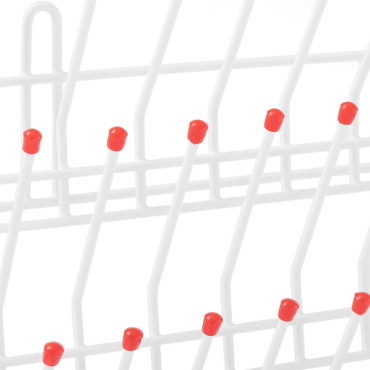 Séchoir à support de laboratoire pour tubes à essai avec plateau collecteur pour 48 tubes à essai.