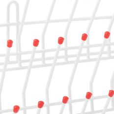 Séchoir à support de laboratoire pour tubes à essai avec plateau collecteur pour 48 tubes à essai.