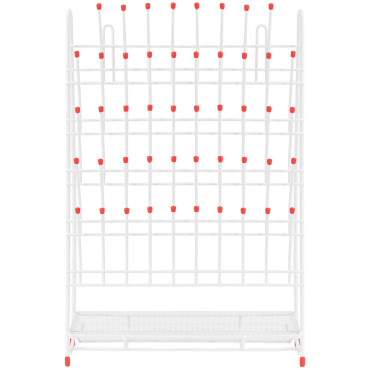Dryer Laboratory stand for test tubes with drip tray for 48 test tubes
