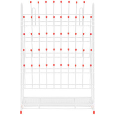 Dryer Laboratory stand for test tubes with drip tray for 48 test tubes