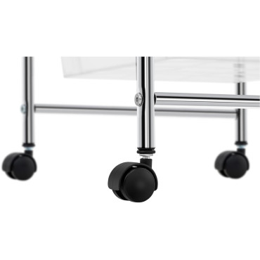 Kozmetični kozmetični organizator Stroller s 4 predali do 28 kg 37 x 32,5 x 76 cm
