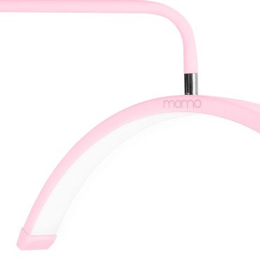 Lampe de traitement des cils Glow MOMO MX6 rose — gros plan accoudoir
