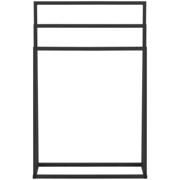 Rack vállfa 3 törölközőben Szabadon álló padló 55 x 21,5 x 84 cm sötétszürke