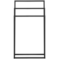 Stand pakaramais uz 3 dvieļiem, kas ir brīvi stāvošs stāvs tērauds 45 x 21,5 x 84 cm tumši pelēks