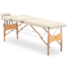 Tabel Massage Bed Træ Bærbar Folding Toulouse Beige Op til 227 kg Beige