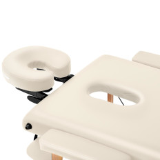 Tabel Massage Bed Træ Bærbar Folding Toulouse Beige Op til 227 kg Beige