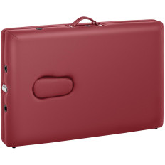 Table for massage bed Wooden portable folding Toulouse Red to 227 kg red