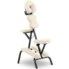 Massagestuhl Tragbarer Falten von Montpellier beige bis zu 130 kg beige
