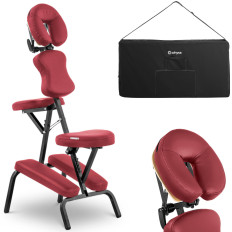 Massaging chair Mobile Mobile Montpellier Red up to 130 kg red