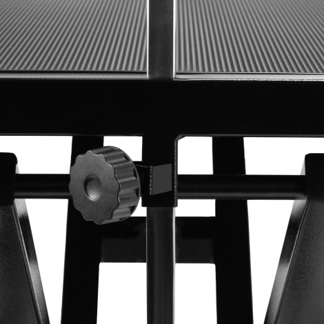 Elektrische trimsalon tafel P4W 1 zwart — detail bedieningselementen