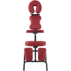 Chaise de massage de tatouage portable pliable Montpellier Rouge jusqu'à 130 kg rouge.
