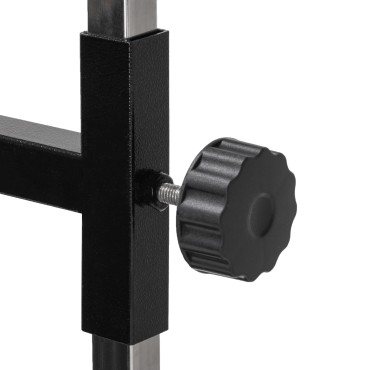 Elektrischer Trimmtisch P4W 1 schwarz — Detailaufnahme Griff