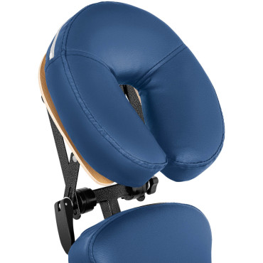 Masāžas krēsls Portable Montpellier zils līdz 130 kg zila
