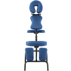 Massage-stoel draagbare Montpellier blauw tot 130 kg blauw