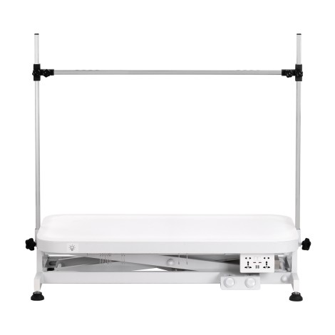 Elektrisk klippbord P4W 3 med belysning, vit — framsida
