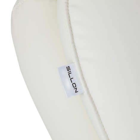 Elektrischer Kosmetikstuhl Sillon Cloud 3 Motoren Creme — Detailaufnahme Etikett