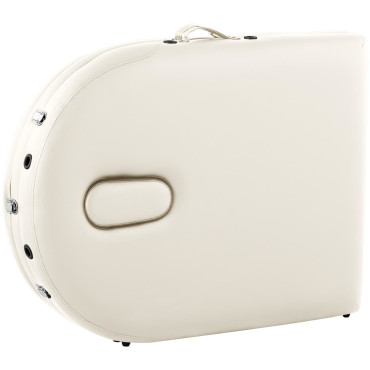 Massagebett Tragbares Bett Falten mit einem Holzrahmen Colmar beige bis 227 kg beige