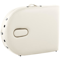 Massage Bed Portable Bädd Folding med en träram Colmar Beige till 227 kg Beige