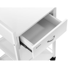 Cosmético helder familited dedo 1 gaveta 3 prateleiras 47,5 x 40 x 85.5cm branco