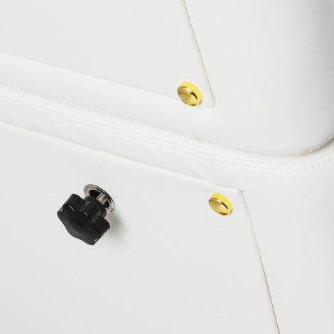 Elektrischer Kosmetikstuhl Sillon Cloud 3 Motoren Creme — Detailaufnahme Bedienelemente