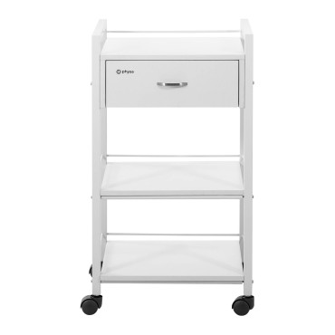 Helder Cosmetic Dedo familiar 1 cajón 3 estantes 47.5 x 40 x 85.5cm Blanco