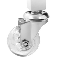 Trolley fodrászat segítő 2 fiók 2 polc 62 x 38 x 86,5 cm fekete