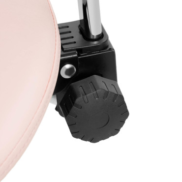 Cadeira cosmética com encosto rotativo mannheim pó rosa rosa