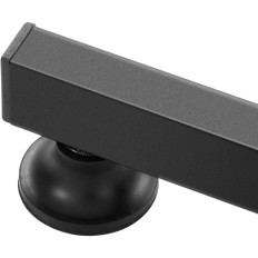 Reposapiés cosmético para la altura ajustable de pedicura de hasta 67 cm a 80 kg - Negro