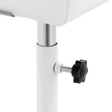 Kosmeettiset jalkatuki pedikyyrille säädettävä korkeus jopa 67 cm - 80 kg - valkoinen