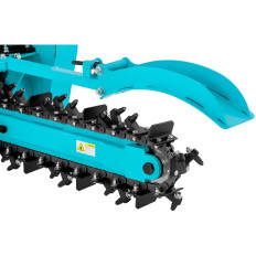 Chain excavator for linear excavations for pipe cables 600 mm 15 km 3.6 L