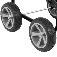 Carrello a carrello elevatore con manovella e cestello fino a 90 m