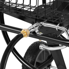 Forklift trolley with crank and basket up to 90 m