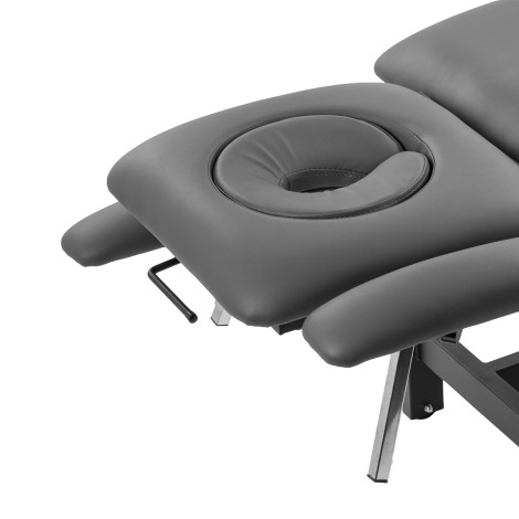 Elektrisk Rehabiliteringsbriks til Massage og Fysioterapi Balance Eso 4 grå — nærbillede af overflade