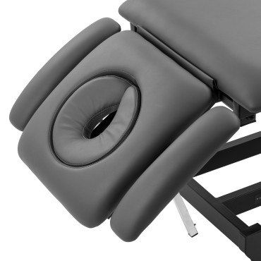 Elektrický rehabilitačný stôl Balance Eso 4 sivý na masáže a fyzioterapiu — detail povrchu