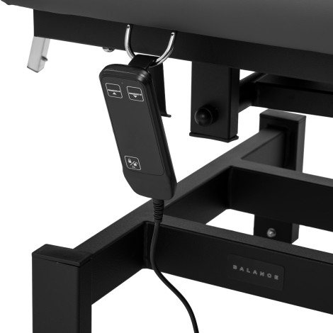 Table de Rééducation Électrique pour Massage et Physiothérapie Balance Eso 4 gris — gros plan commandes