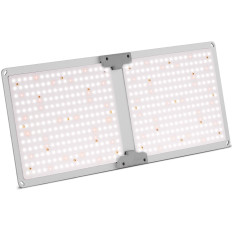 Lampe for voksende plantevekst Fullspektrum 60 x 24 cm 468 LED 220 i sølv