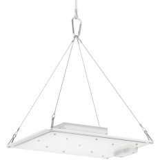 Lamp voor het groeien van plantengroei Volledig spectrum 30 x 24 cm 234 LED 110 in zilver