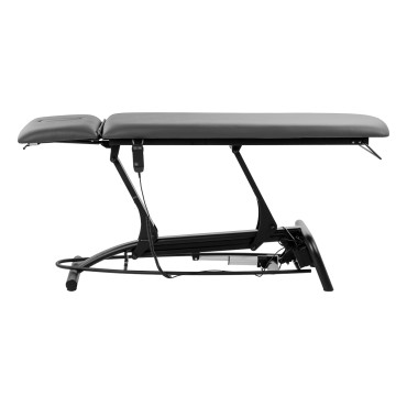 Electric rehabilitation table for massage and physiotherapy Balance Novus 2 grey — side view