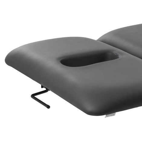 Elektrisk rehabiliteringsbord för massage och fysioterapi Balance Novus 2 grå — närbild av yta