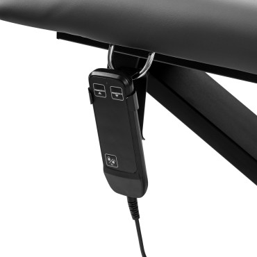 Electric rehabilitation table for massage and physiotherapy Balance Novus 2 grey — close-up of the controls