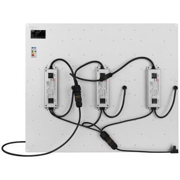 Plantevækstlampe Fuld spektrum 72 x 60 cm 1404 LED 600 i sølv