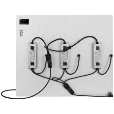 Lampe de culture à pleine spectre 72 x 60 cm 1404 LED 600 W argentée