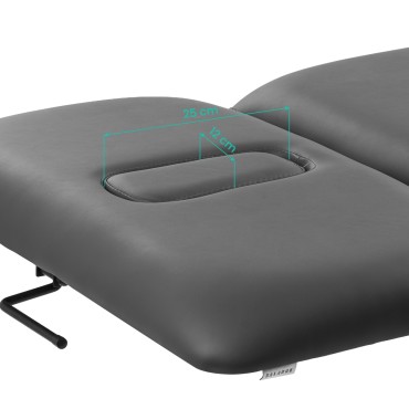 Elektrische revalidatietafel voor massage en fysiotherapie Balance Novus 2 grijs — detail oppervlak