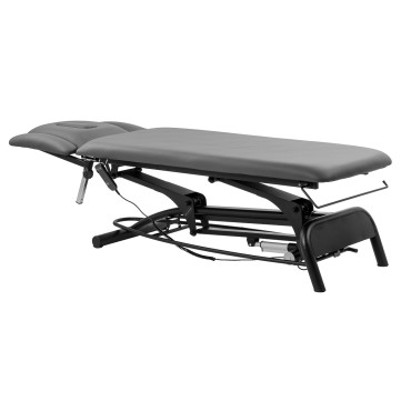 Cama eléctrica de rehabilitación para masaje y fisioterapia Balance Novus 4 gris — vista lateral